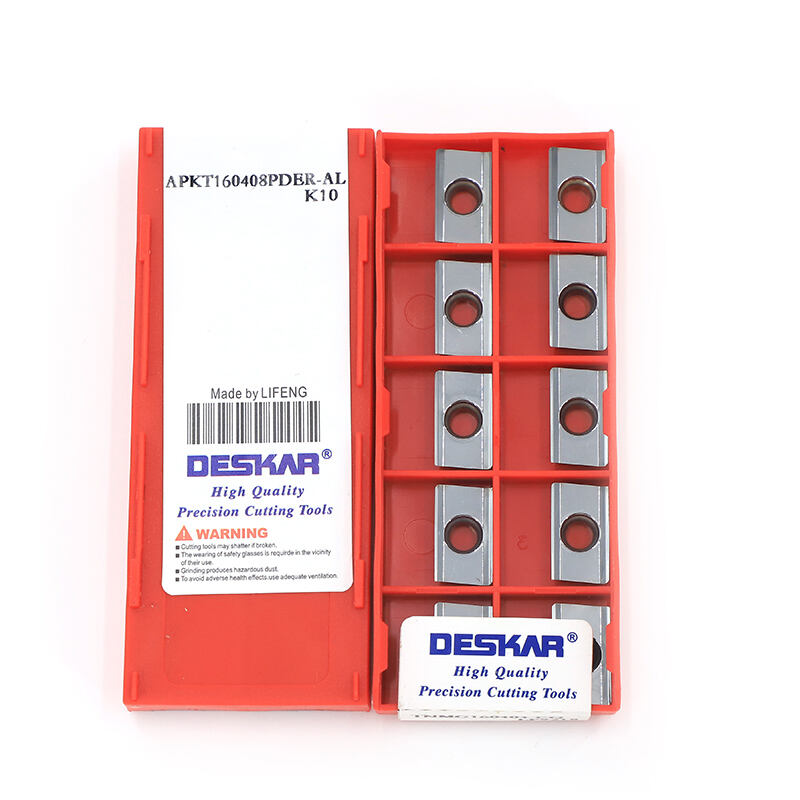 DESKAR APKT160408PDER-AL K10 Milling Inserts Carbide CNC Lathe Cutting Tool Turning Insert factory