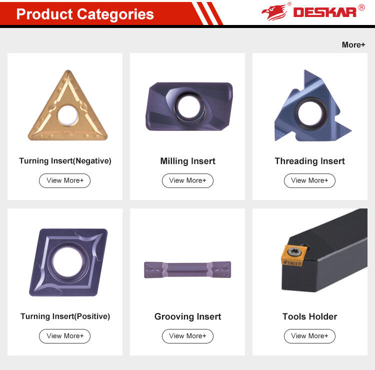 DESKAR SNMG120404-MS LF6018 Square CNC Lathe Turning Tools Carbide Insert Have Excellent Toughness Medium Machining manufacture