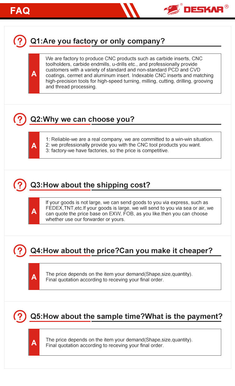 DESKAR SNMG120404-MS LF6018 Square CNC Lathe Turning Tools Carbide Insert Have Excellent Toughness Medium Machining manufacture