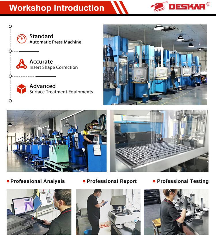 DESKAR SNMG120404-MS LF6018 Square CNC Lathe Turning Tools Carbide Insert Have Excellent Toughness Medium Machining details