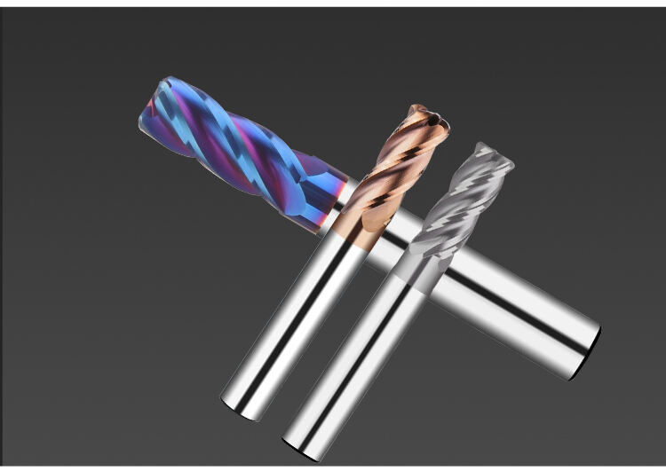 DESKAR HRC58 Carbide End Mills Tungsten Steel Alloy 4 Edge End Milling Cutter Coated Steel Hardened Milling Cutter cnc cutting factory