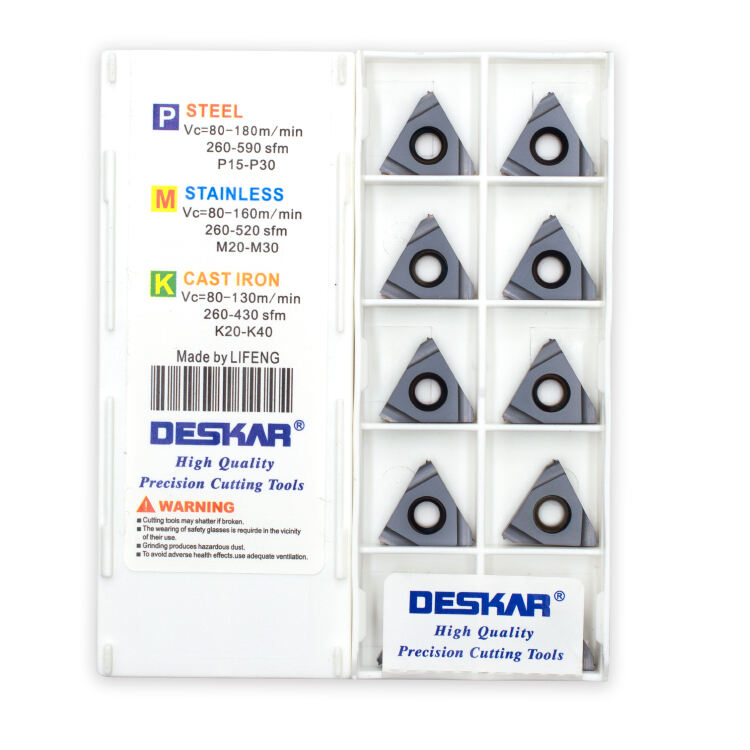DESKAR 16 IR 0.75 ISO LDA CNC Lathe Cutting Tools Threading Inserts Thread Turning Tools factory