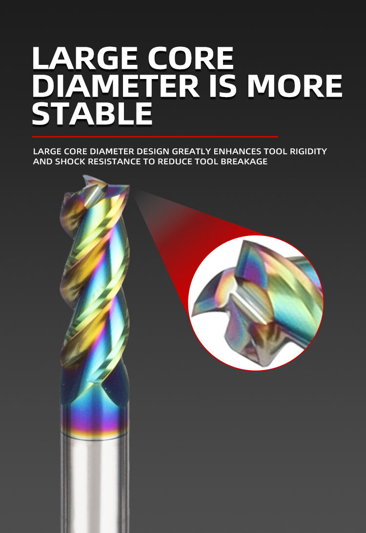 DESKAR Cnc End Mill Cutting Tool Tungsten Milling Cutter Endmill carbide end mills 4 Flutes For Steel End Mill Flat cnc cutting factory