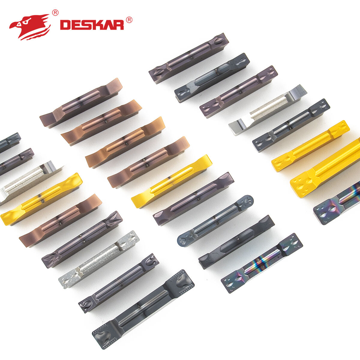 Deskar Tungsten carbide inserts MGMN MGGN150 200 lathe turning tool parts turning tool cnc blade tools inserts grooving insert manufacture