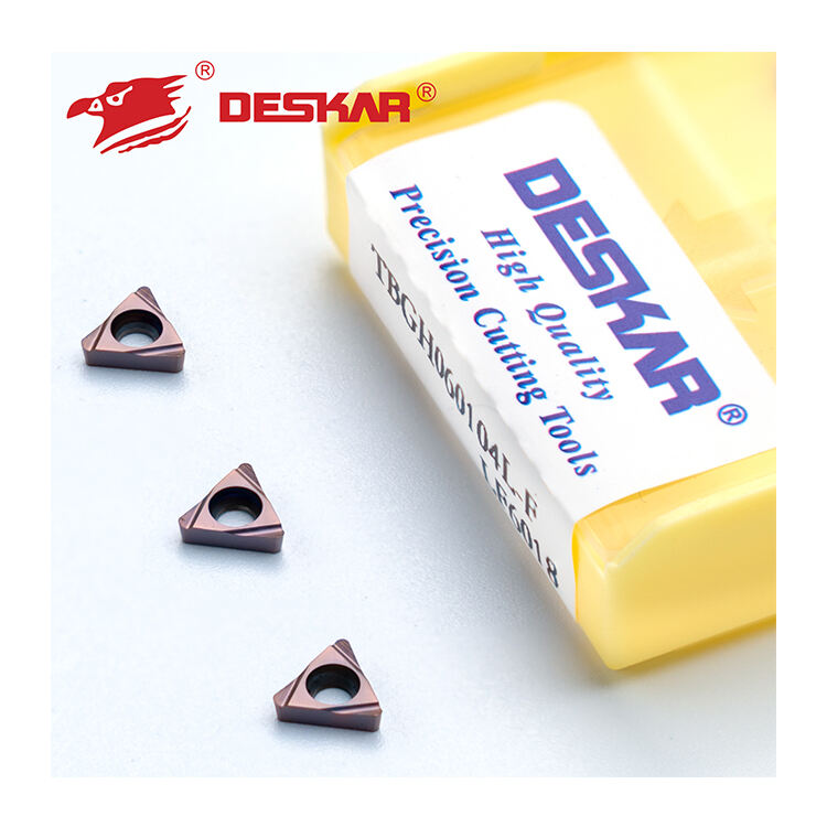 DESKAR TPGH060104L-F-LF6018 CNC Lathe Turning Tool Cermet Insert for Turning Tool Holder supplier