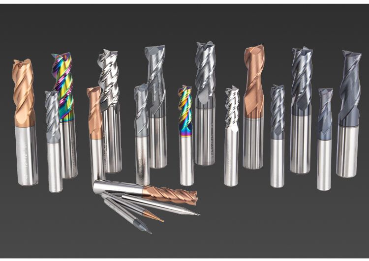 DESKAR Cnc End Mill Cutting Tool Tungsten Milling Cutter Endmill carbide end mills 4 Flutes For Steel End Mill Flat cnc cutting details