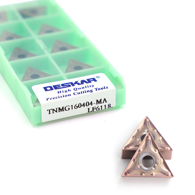 DESKAR TNMG160404-MA TNMG160408-MA LF6118 TNMG 16048 160404 Inserto CNC Lathe Turning Tool Original Cut Carbide Insert manufacture