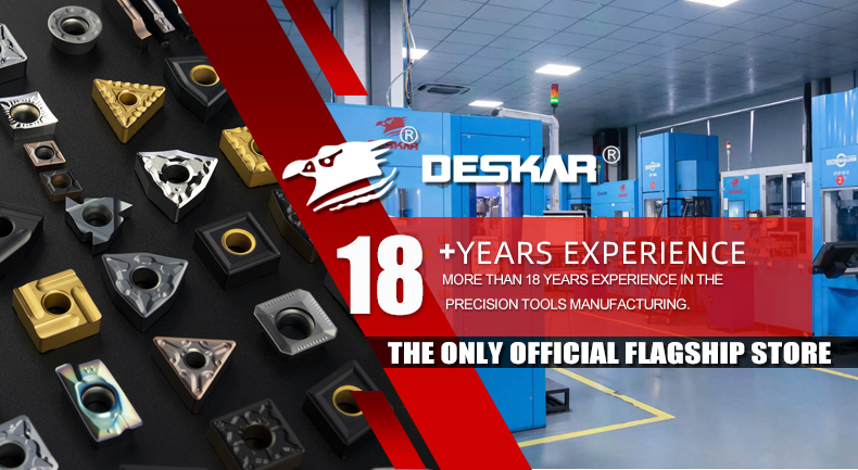 DESKAR CNC Tool Holder with Indexable External Turning Set Carbide Inserts for Steel Workpiece Turning  Lathe Holder Cnc Cutting manufacture