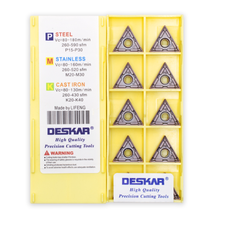 DESKAR TNMG160404-MQ TNMG160408-MQ LF6018 TNMG160404 Carbide Inserts Turning Tool Machining Stainless Steel tnmg 160408 manufacture