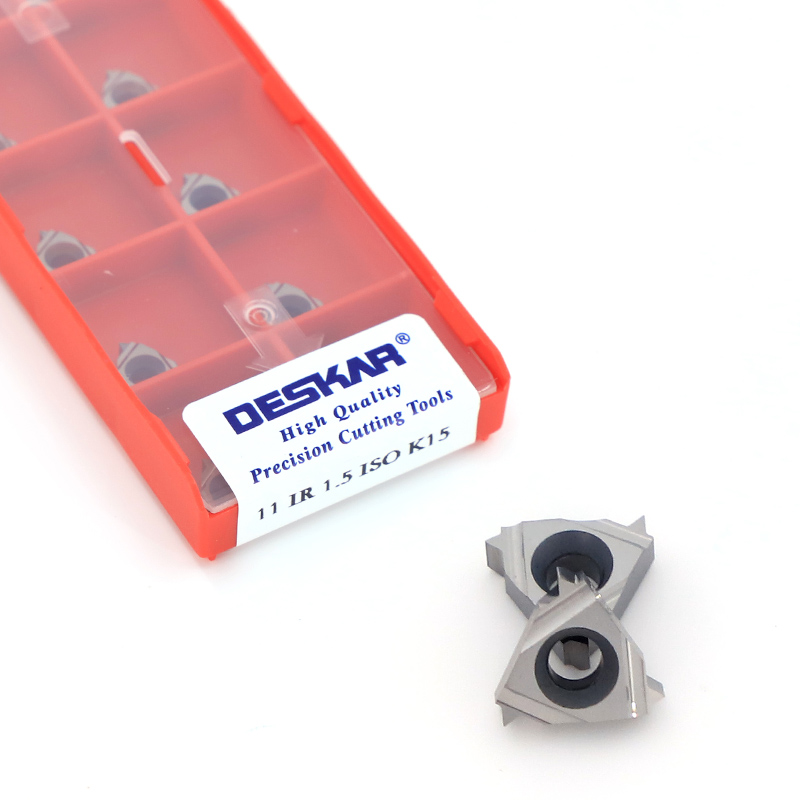 DESKAR 11 IR 1.5 ISO K15 Threaded Inserts Carbide Insert Threading Inserts