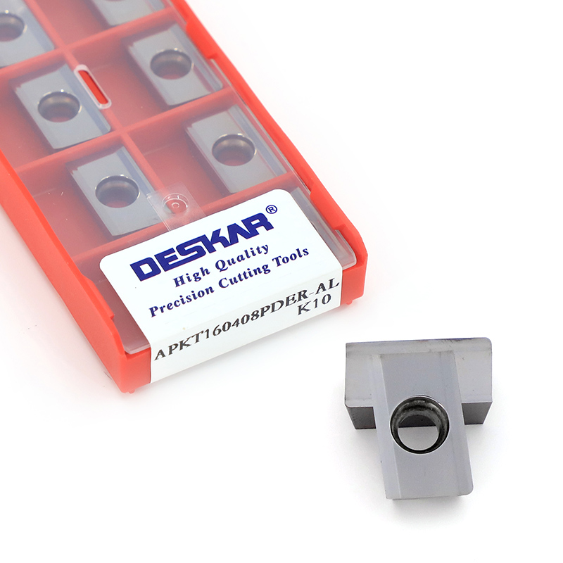 DESKAR APKT160408PDER-AL K10 Milling Inserts Carbide CNC Lathe Cutting Tool Turning Insert