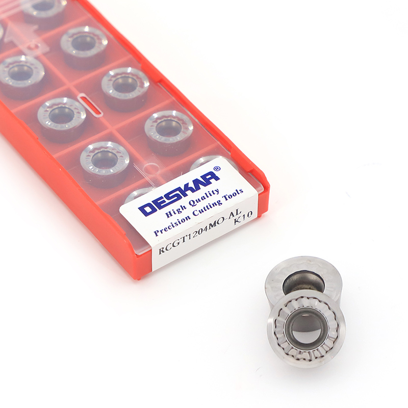 DESKAR RCGT1204MO-AL K10 Cnc Lathe Cutter Cutting Carbide Inserts Tool Parts Turning Tools For Aluminum